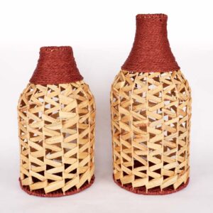 Rattan Vase